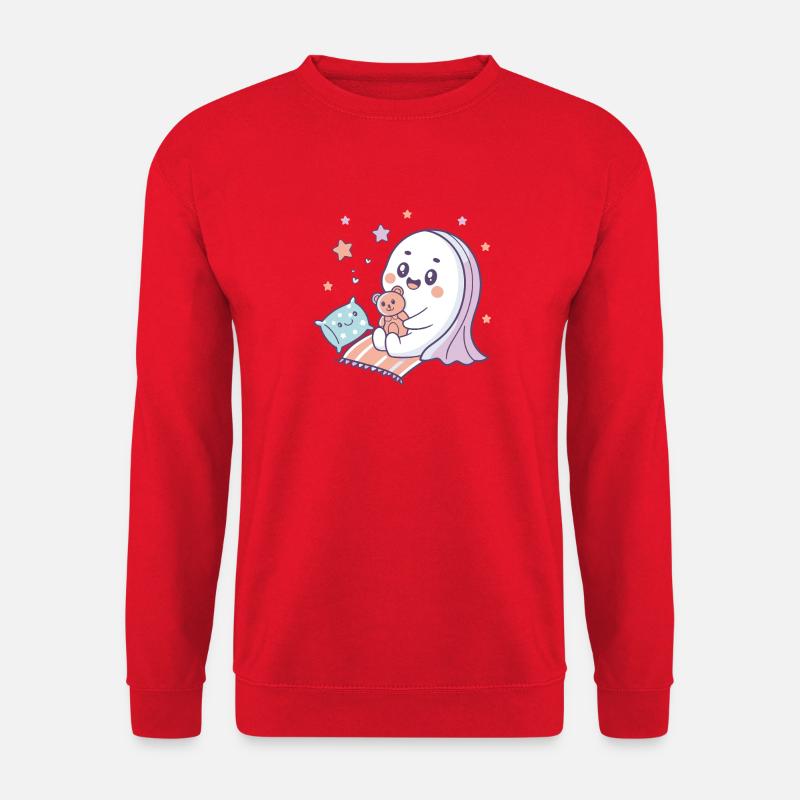 Kawaii Ghost Sternennacht - Unisex Pullover - Rot