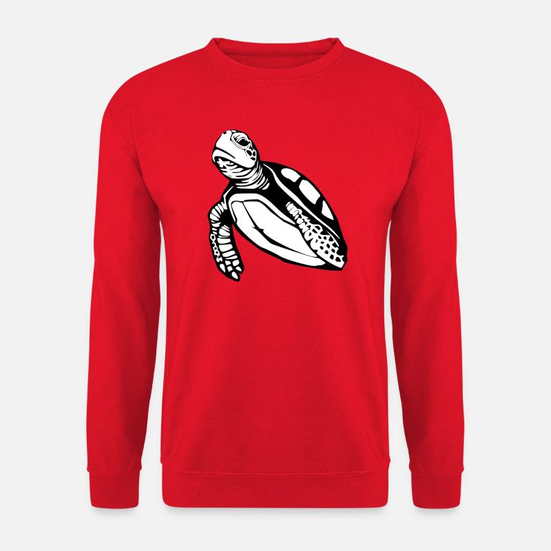 Schildkröte Schildkröten T-shirt Geschenk - Unisex Pullover - Rot