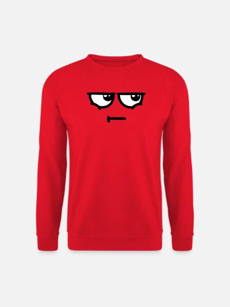 pas amusé - Sweat-shirt Unisexe - rouge