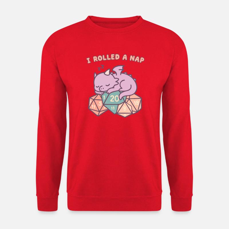 Nap Rolling Dragon - Unisex Sweatshirt - red