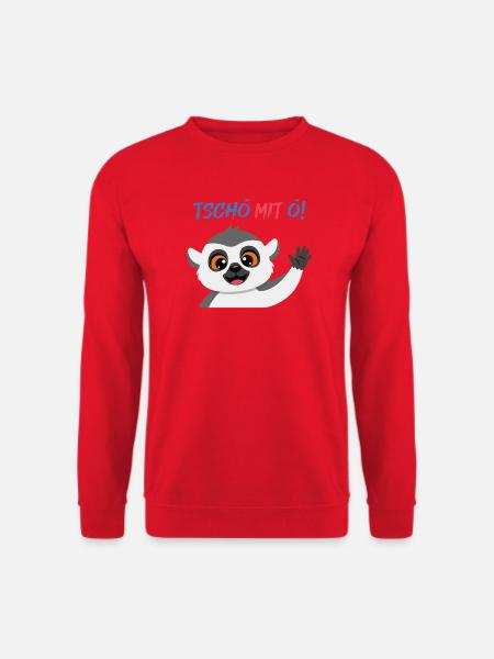Tschö mit Ö Panda - Unisex Pullover - Rot