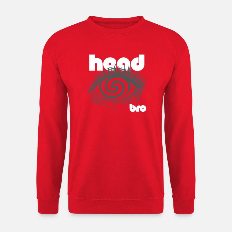 Spiral Eye Psychedelisches Rätsel - Unisex Pullover - Rot