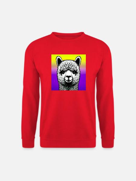 Alpaka - Unisex Pullover - Rot