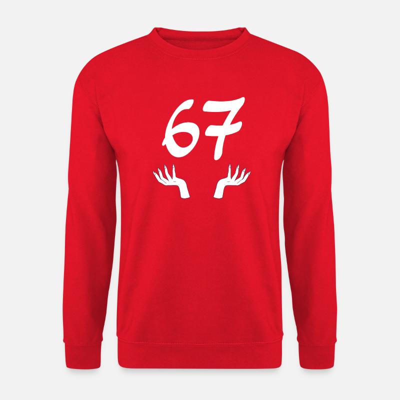 67 Six-Seven - Unisex Pullover - Rot