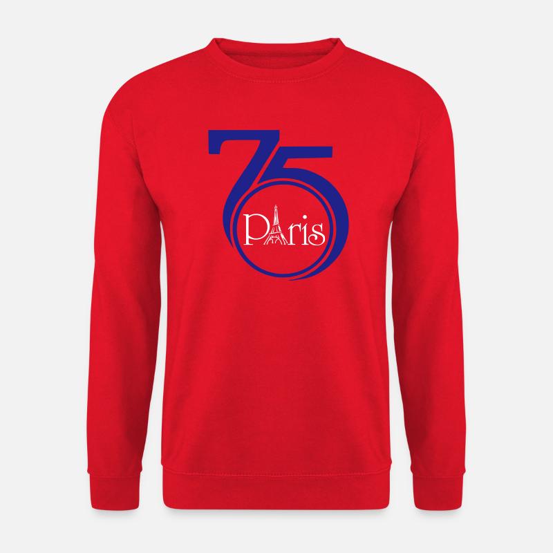 75 Paris - Unisex Pullover - Rot
