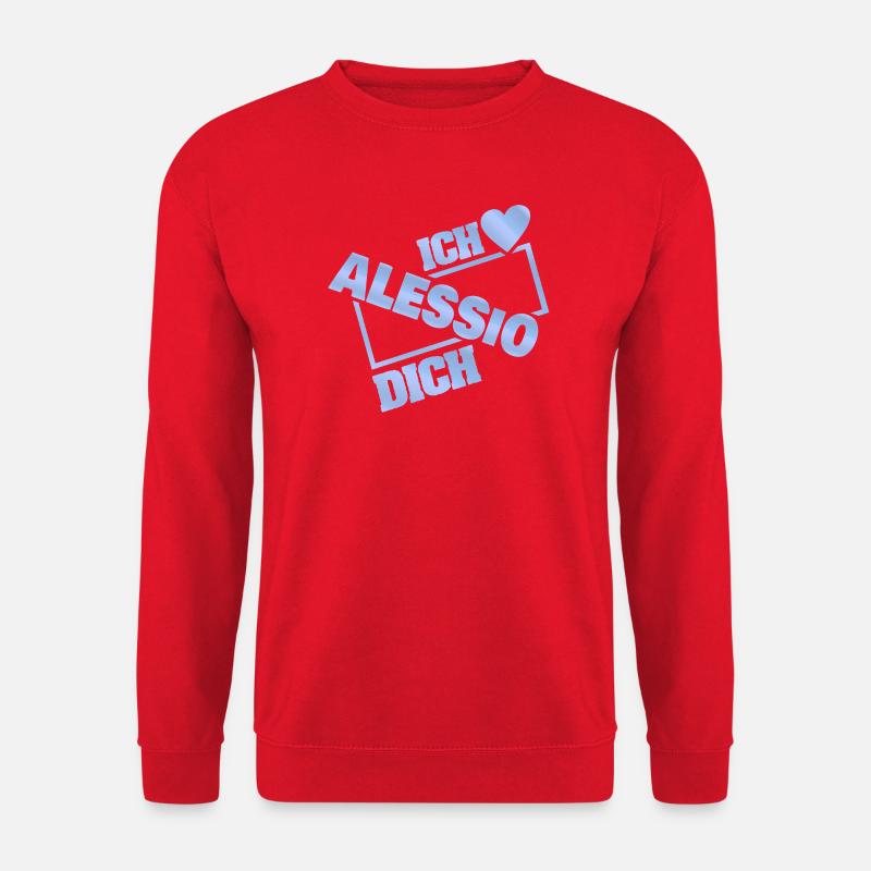 Alessio als Couple - Unisex Pullover - Rot