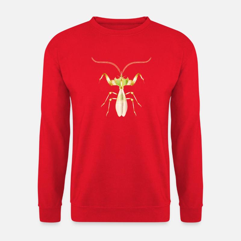Golden Tropical Insect–Exotic Devil Flower - Unisex Sweatshirt - red
