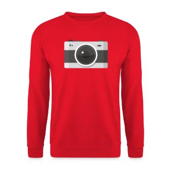 Zimmer - Unisex Pullover - Rot - Vorne - Alina (178cm) & Michal (187cm)