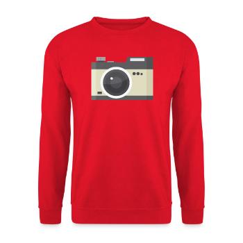 Zimmer - Unisex Pullover - Rot - Vorne - Alina (178cm) & Michal (187cm)