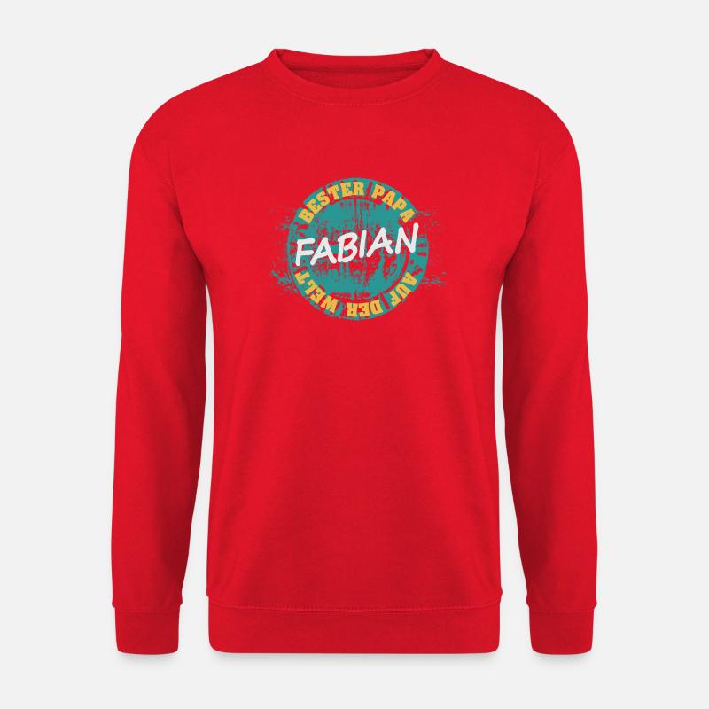 Gift for Fabian - Unisex Sweatshirt - red