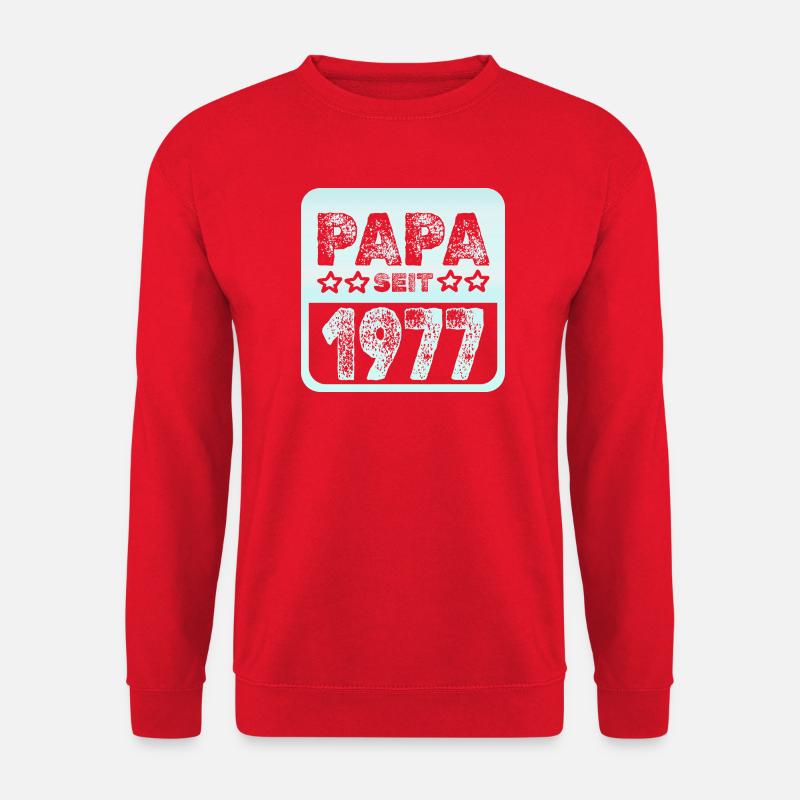 1977 - Unisex Pullover - Rot
