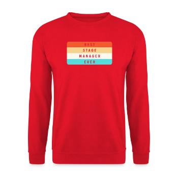Theater - Unisex Pullover - Rot - Vorne - Alina (178cm) & Michal (187cm)