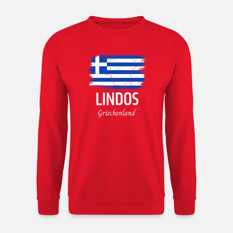 Lindos - Unisex Sweatshirt - red