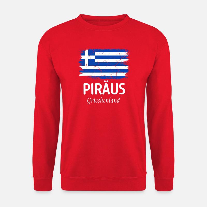 Piräus - Unisex Pullover - Rot