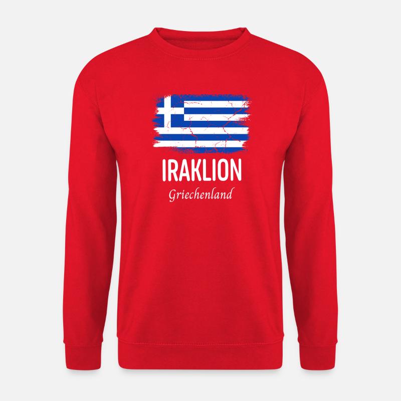 Iraklion - Unisex Pullover - Rot