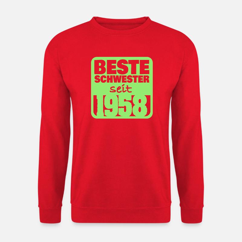 Schwesterchen 1958 - Unisex Pullover - Rot