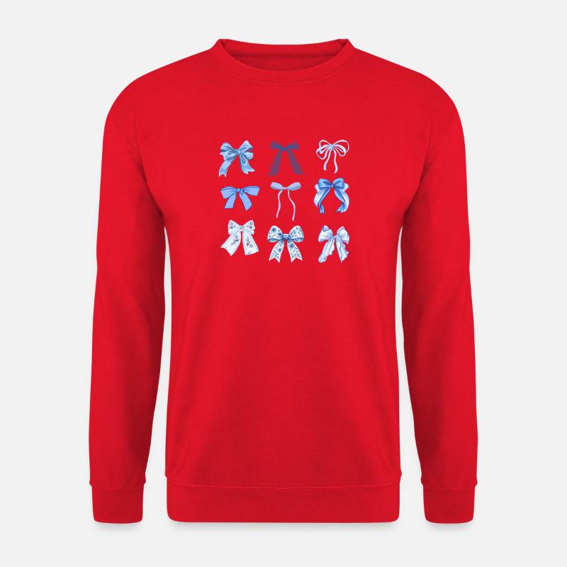 Blaue Knoten - Unisex Pullover - Rot