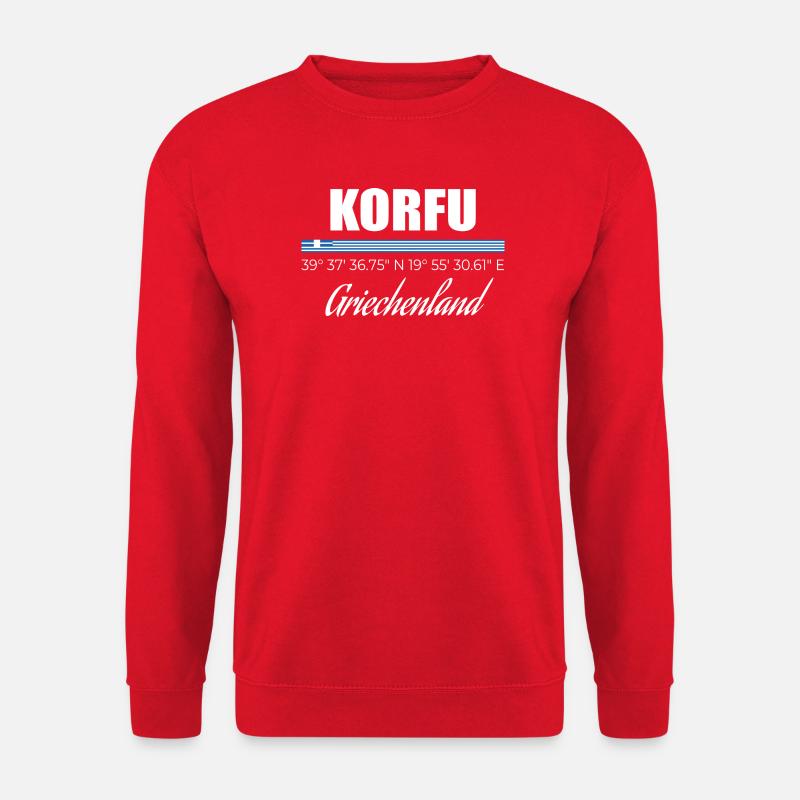 Korfu - Unisex Pullover - Rot