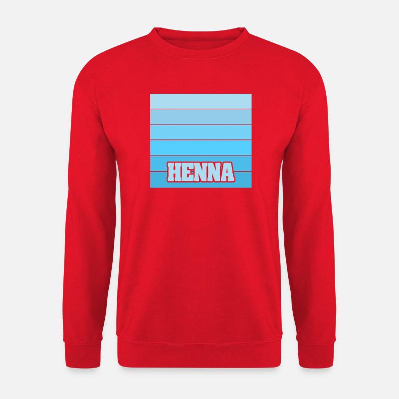 Frauenname Henna - Unisex Pullover - Rot