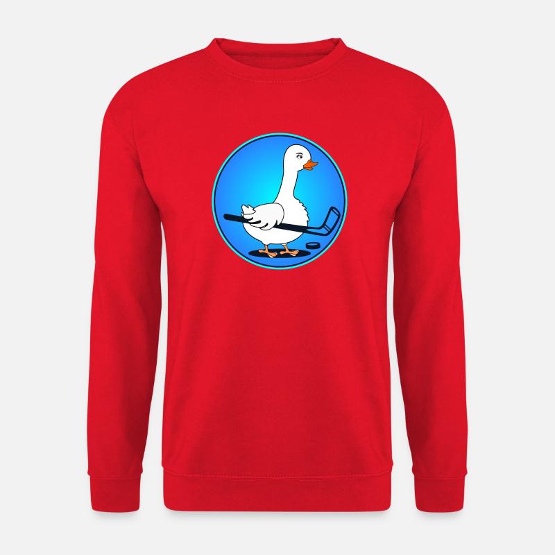 Gänsehockey - Unisex Pullover - Rot