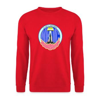 Eul jour d'l'indépendance - Sweat-shirt Unisexe - rouge - Devant - Alina (178cm) & Michal (187cm)