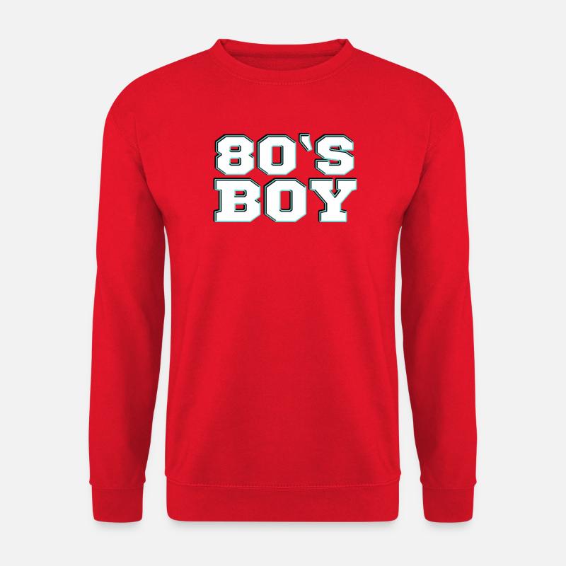80er - Unisex Pullover - Rot