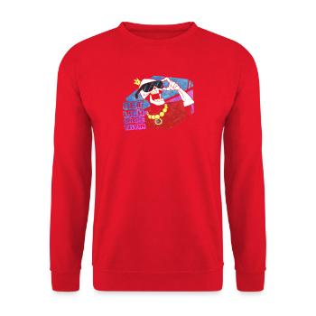 Get Lich V1 - Unisex Pullover - Rot - Vorne - Alina (178cm) & Michal (187cm)