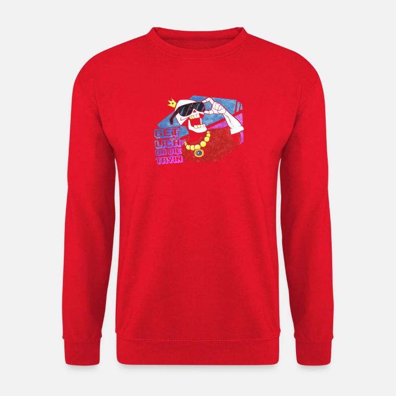 Get Lich V1 - Unisex Sweatshirt - red