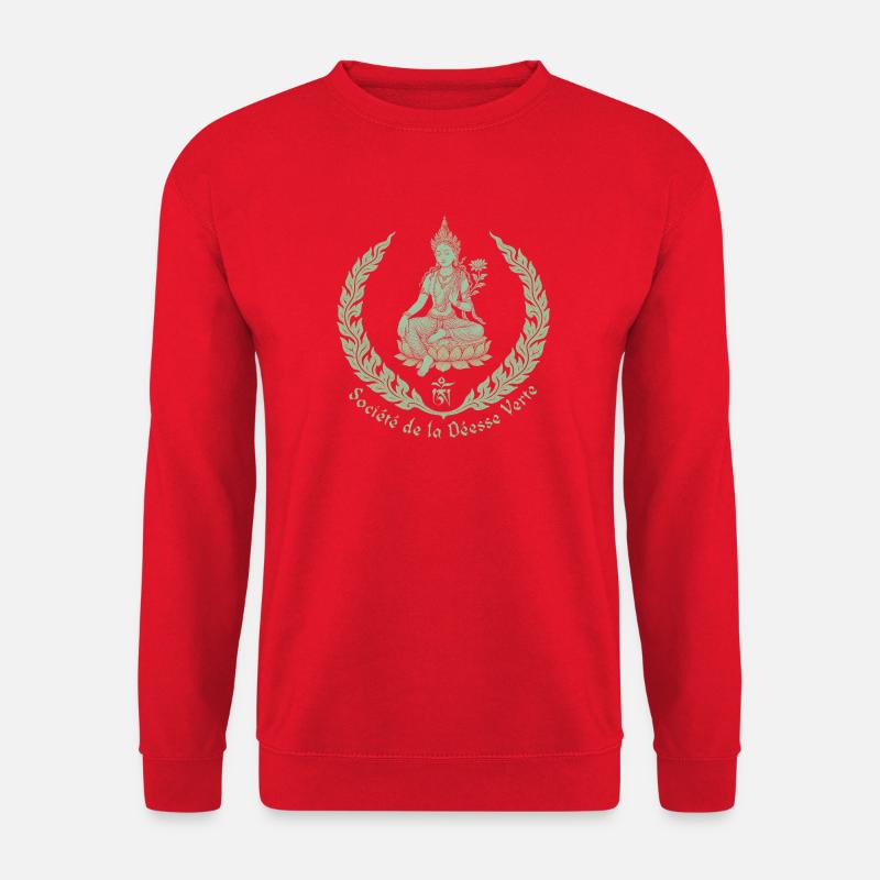 Green Tara - Unisex Pullover - Rot