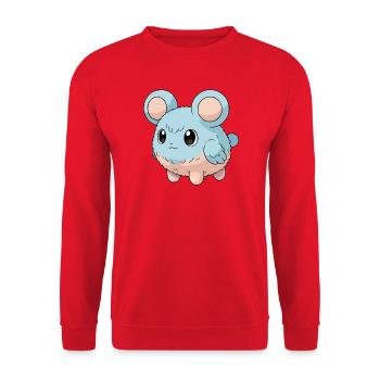 Fuwamaru - Unisex Pullover - Rot - Vorne - Alina (178cm) & Michal (187cm)