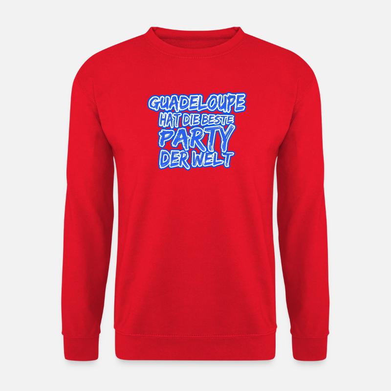 Guadeloupe Guadeloupe - Unisex Pullover - Rot