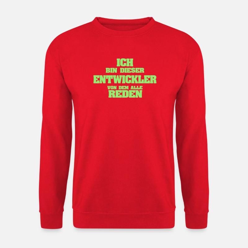 Entwickler als Beruf - Unisex Pullover - Rot