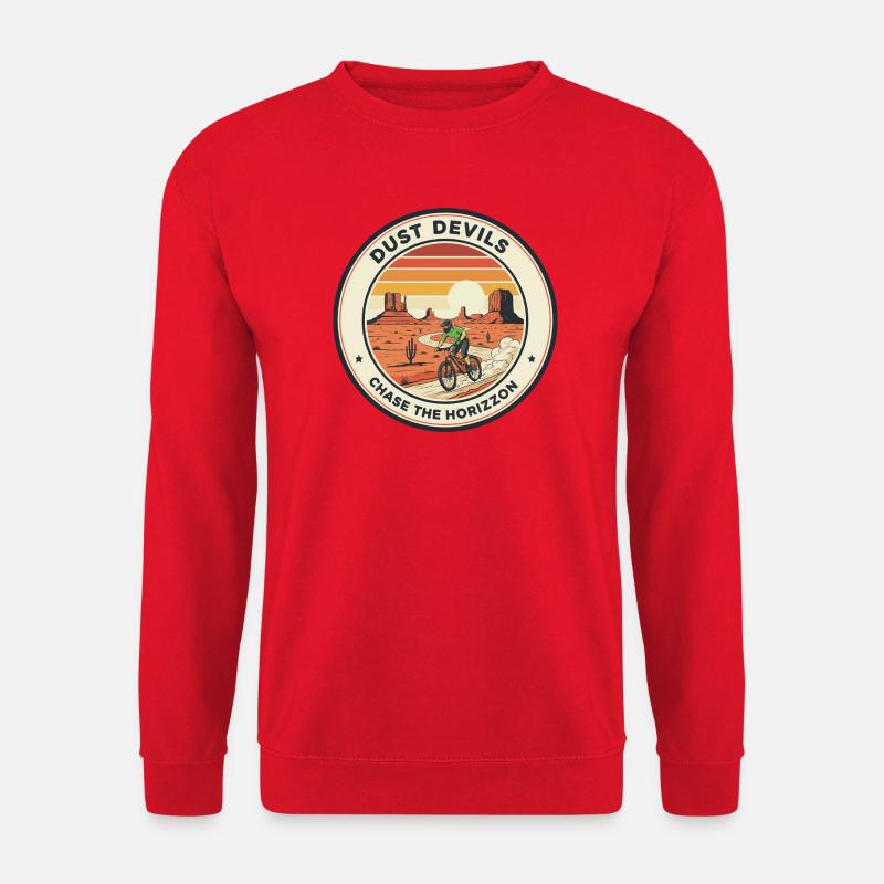 Dust Devils Desert Horizon MTB - Unisex Sweatshirt - red