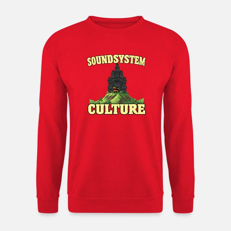 Soundsystem Culture Lion - Unisex Pullover - Rot