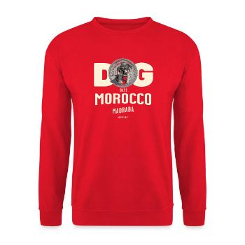 Journées du Chien au Maroc Madraba - Sweat-shirt Unisexe - rouge - Devant - Alina (178cm) & Michal (187cm)