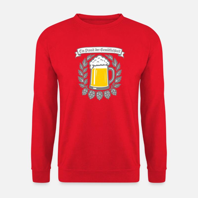 Ein Prosit der Gemütlichkeit - Unisex Pullover - Rot