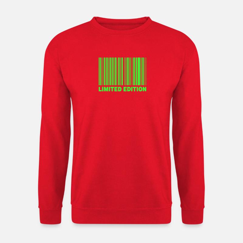 ÉDITION LIMITÉE - CODE-BARRES - Sweat-shirt Unisexe - rouge