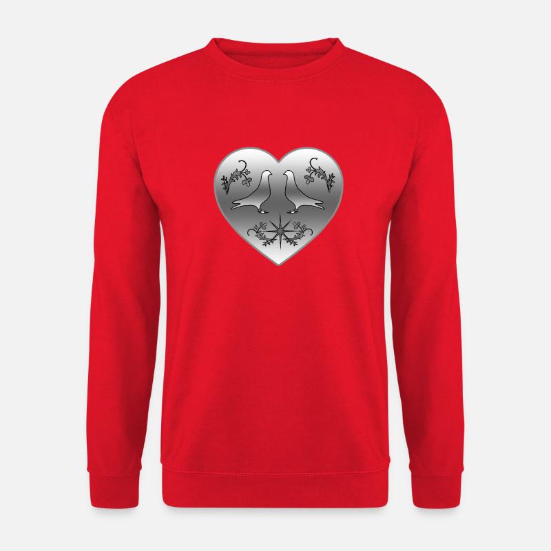 Tauben - Unisex Pullover - Rot