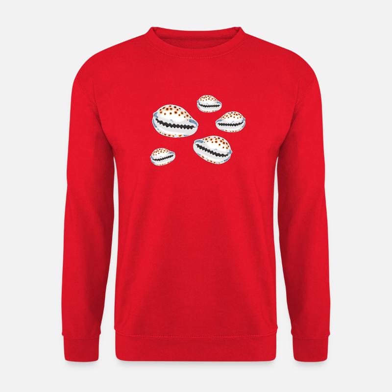Muscheln - Unisex Pullover - Rot