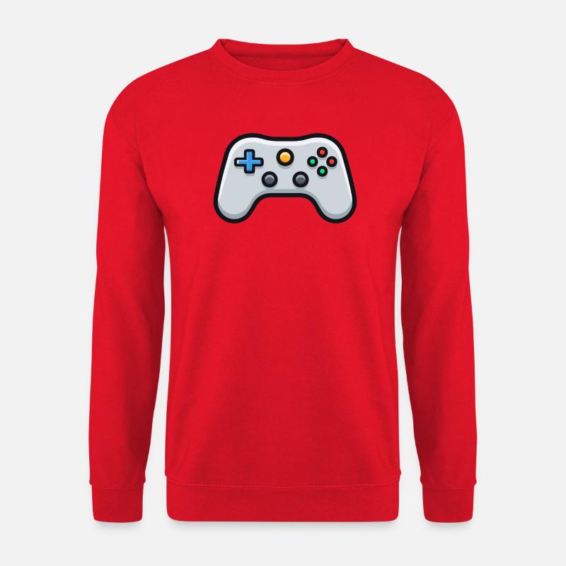 Gamepad Logo, Controller, Retro Console - Unisex Sweatshirt - red