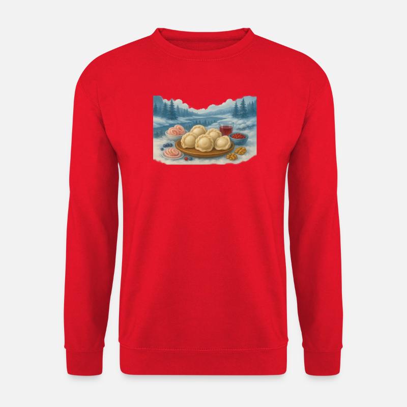 Rezepte des Weiten Nordes - Unisex Pullover - Rot