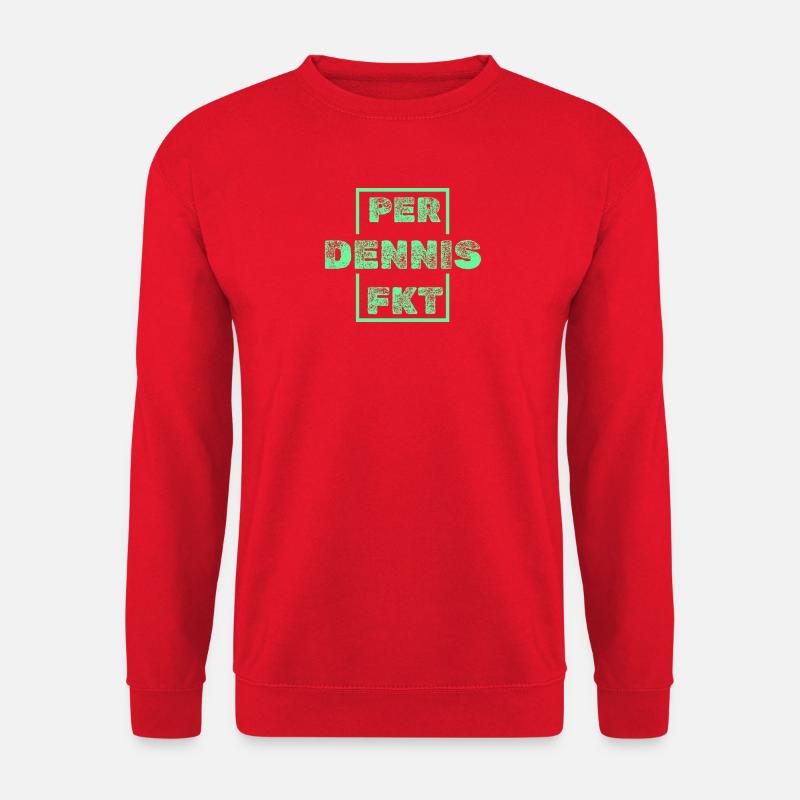 Dennis - Unisex Pullover - Rot