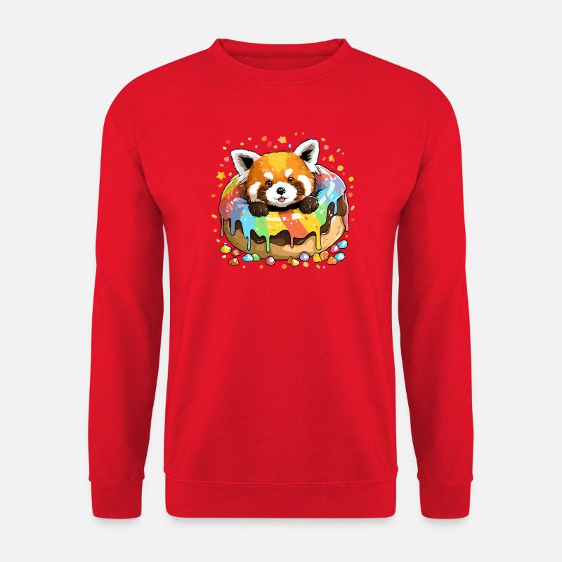 Red Panda Cake Magic - Unisex Sweatshirt - red