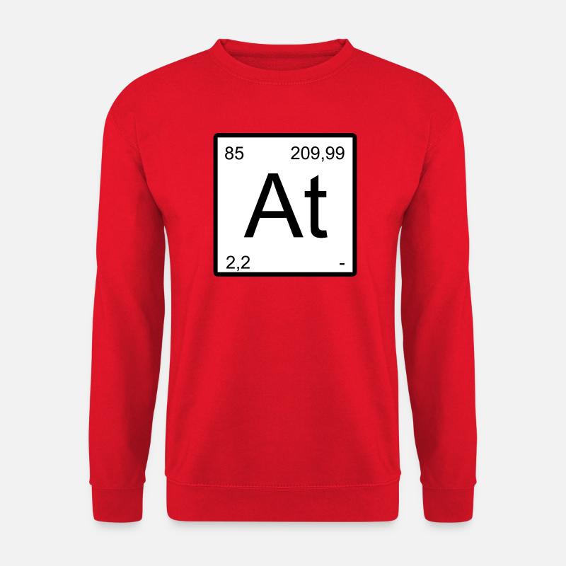 Astat-Elementtile Print - Unisex Pullover - Rot