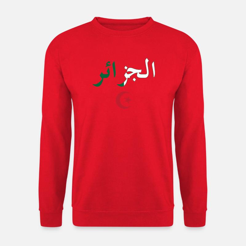 Algerien BZ-Flagge - Unisex Pullover - Rot