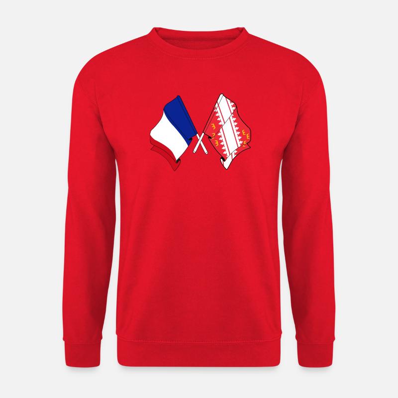 Elsass & Frankreich überquert - Unisex Pullover - Rot