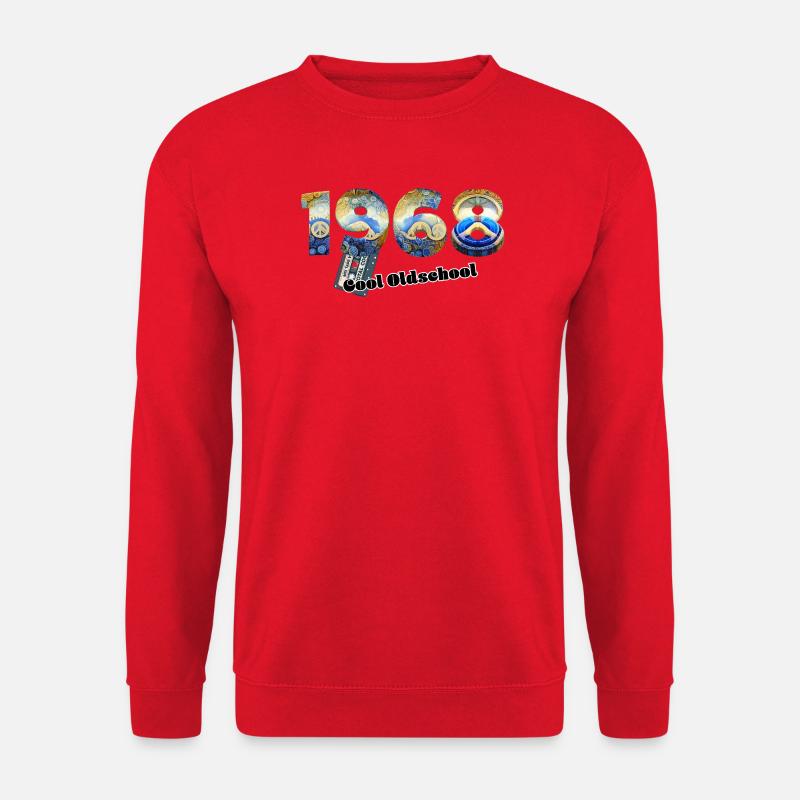 1968 Jahrgang Retro Vintage – Kassette – Cool Olds - Unisex Pullover - Rot