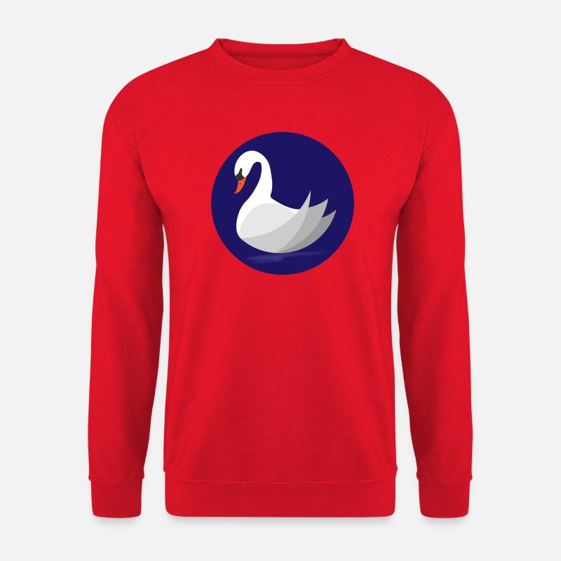 Schwan - Unisex Pullover - Rot