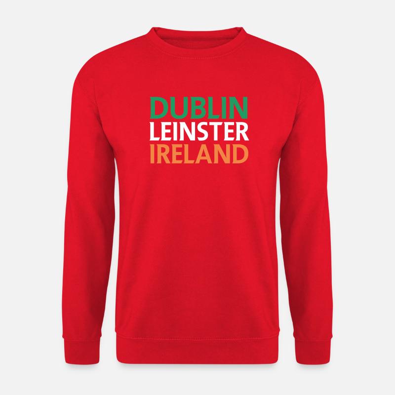 Dublin – Ireland Textdesign - Unisex Sweatshirt - red