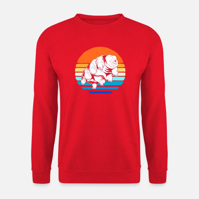 Tardigrade Tardigrades Bärtierchen Wasserbär - Unisex Pullover - Rot